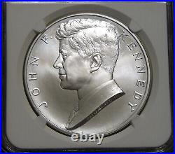 (2015) Coin & Chronicle John F. Kennedy 1 oz. Silver Medal NGC MS 70