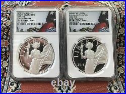 2016 W & S Silver American Liberty Medal Set NGC PF70 Early Releases