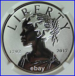 2017 P PR 70 Reverse Proof American Liberty 1 OZ. 999 Silver Medal NGC OCE 663