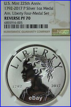 2017 P PR 70 Reverse Proof American Liberty 1 OZ. 999 Silver Medal NGC OCE 663