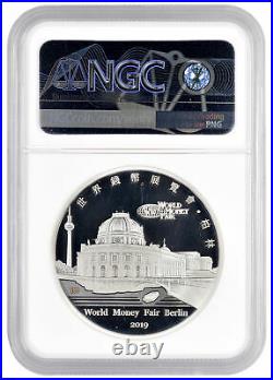 2019 China Berlin Money Fair Panda 50 g Silver Medal NGC PF70 UC FDI SKU56848