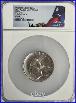 2019 P Silver American Liberty High Relief Medal NGC SP69 Early Releases Limited