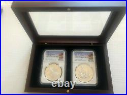 2020 Mayflower 400th Anniversary Silver Coin Proof & Medal Set NGC PF70 UC -COA