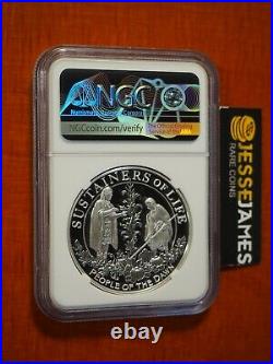 2020 Proof Silver Mayflower Voyage Ngc Pf70 Ultra Cameo 400th Anniversary 1 Oz