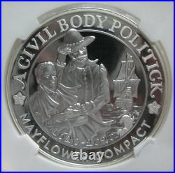 2020 Silver Proof Medal Mayflower Voyage NGC PF70 First Releases SPOT
