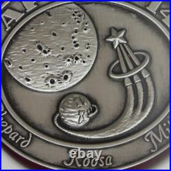 2021 2 OZ Silver Robbins Medal Restrike Apollo 14 Space Flown Material NGC 6125
