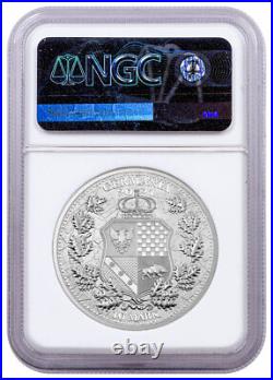 2021 Germania Mint Allegories Germania & Austria 2 oz Silver Medal NGC MS70 FR