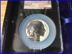 2021 Lost Buffalo National Park Foundation 10 oz Silver Reverse Proof NGC PF70