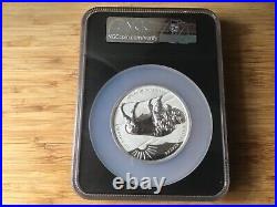 2021 Lost Buffalo National Park Foundation 10 oz Silver Reverse Proof NGC PF70