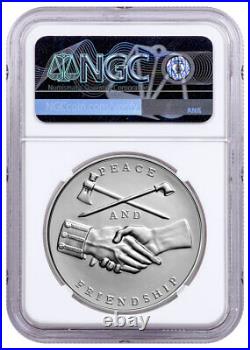 2021 US Presidential Medal John Tyler 1 oz Silver Matte NGC MS70 FDI