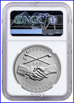 2021 US Presidential Medal Tyler 1 oz Silver Matte Medal NGC MS70 FDI PRESALE