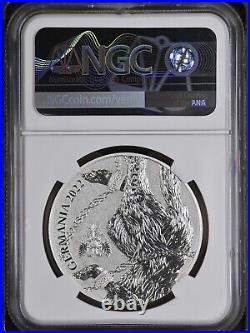 2022 Germania Beasts Fenrir 1 oz Silver Medal NGC PF70 First Release Ship Free