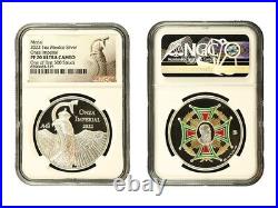 2022 Onza Imperial Medal 1oz. 999 Silver Colorized Reverse NGC PF70 Ultra Cameo