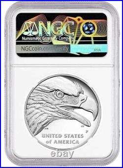 2022-P American Bronco Liberty 1 oz Silver Medal Chicago ANA Rel P NGC PF70