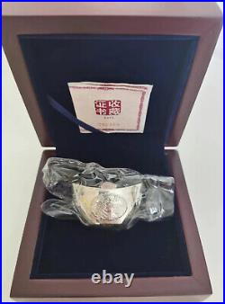 China 200 Grams (200g) Shoe-shaped Silver Dragon Ingot / Medal (ICBC)