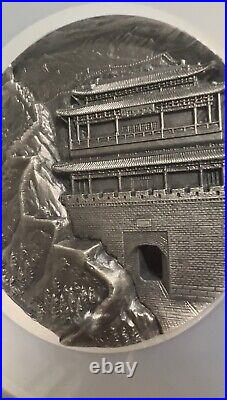 China World cultural heritage Great Wall NGC 69 Silver RARE