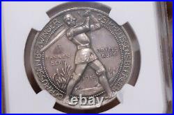 GERMANY Hindenburg Silver Medal (1914) East Prussia Liberation NGC MS63