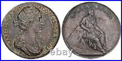 GREAT BRITAIN. England. Mary of Modena. 1685 AR Cor. Medal. NGC MS62. Eimer 274