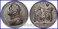 GREAT BRITAIN. George II. 1727 AR Coronation Medal. NGC MS64 Eimer 510 MI 479/4