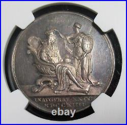 Great Britain George I silver Coronation'' Medal 1714 MS63 NGC