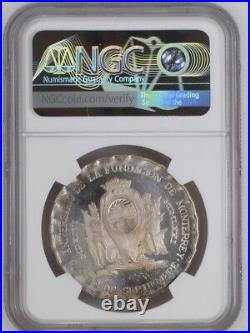 MEXICO MO 1971 SILVER MEDAL MONTERREY NGC MS66 DPL Proof Like Grove 1118a Choice