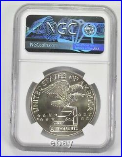 MS68 1988-P Young Astronauts Silver Medal SWO-208IIB Graded NGC 9689