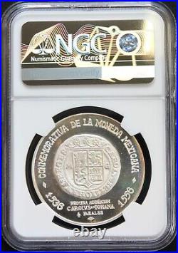 Mexico 1971 Mo SONUMEX 4 R Silver Medal, NGC MS68 Grove 1102a Special NGC label