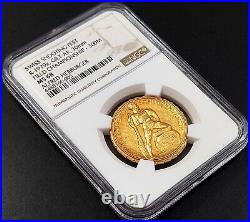 ND Swiss Shooting Fest Medal, R-1979a, gilt AR, 30mm, NGC MS68! Alfred Herburger