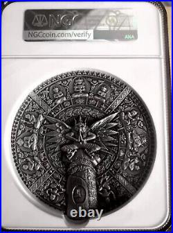 NGC MS70 100mm Antiqued 2016 China 816g Solid Silver Medal Dong Ba Culture