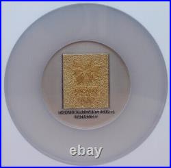 NGC MS70 1997 Japan 120g Gilt Silver Medal Nagano Winter Olympic Games