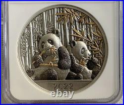 NGC PF70 China 2022 60g Panda Silver Medal Lunar Series Tiger Year