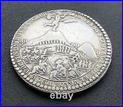 PERU Cuzco-Ancachs, 1839 4R Silver Medal, Battle Of Yungay At Gamarra, NGC Cert