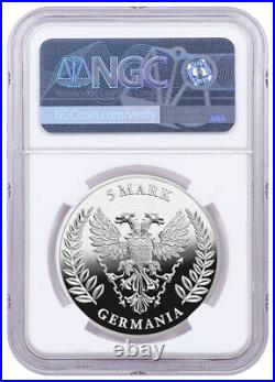 Poland 2023 5 Mark 1-oz Silver Germania Medal PF70 FR White Core withOGP