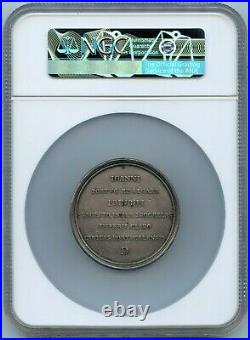 Portugal Jean Regent Medal Silver 1799 Tribute de La Town Puerto NGC IN The 53