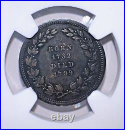 Rare! 1862 George Washington Medal Ngc Au 58 J-pr-26 -19mm $488.88