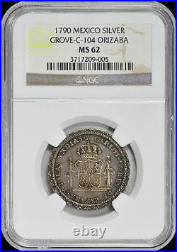 Rare Unlisted By Krause Mexico 1790 Proclamation Colonial Medal Ngc Ms62 Toned