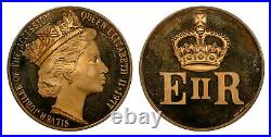 SWITZ Gr Britain Elizabeth II 1977 Gilt Silver Medal NGC MS63 25th Yr. Of Reign