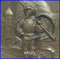 Swiss 1893 Bronze Shooting Medal Bern Biel NGC MS65 Mintage-250 R-225b