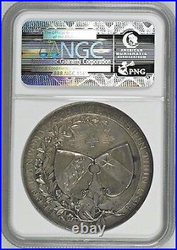 Swiss 1894 Silver Medal Shooting Fest Bern Thun R-228a NGC MS63 Low Mintage