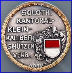 Swiss Shooting Fest Medal, R-1151a, AR, 50 mm, Solothurn, NGC MS 63