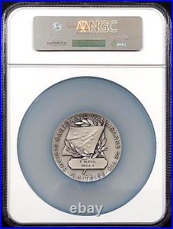 Swiss Shooting Fest Medal, R-1547a, AR, 50 mm, Valais, graded MS 65 by NGC