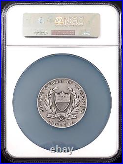 Swiss Shooting Fest Medal, R-1663a VAR, AR, 50 mm, Vaud, MS 66 by NGC
