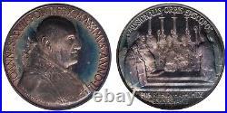 Vatican City. Anno II (1960) John XXIII Silver Medal NGC MS-65 PL. 44 mm